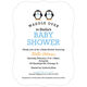 Blue Penguins Shower Invitations Image 3 of 6